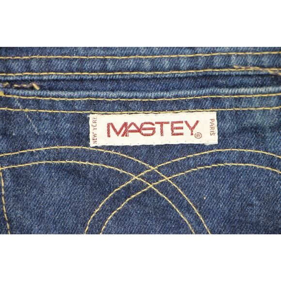 Vintage 70s 80s High Waist Denim Jeans 30 - Picture 3 of 6